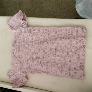 Crave fame size small light pink top